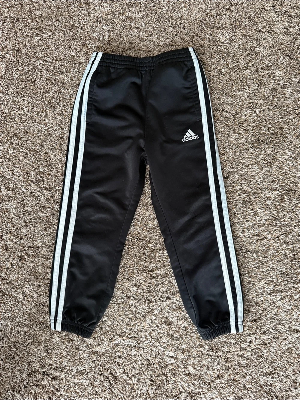 4T Kids adidas black tracksuit